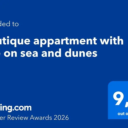 Apartment Boutique With Vue On Sea And Dunes